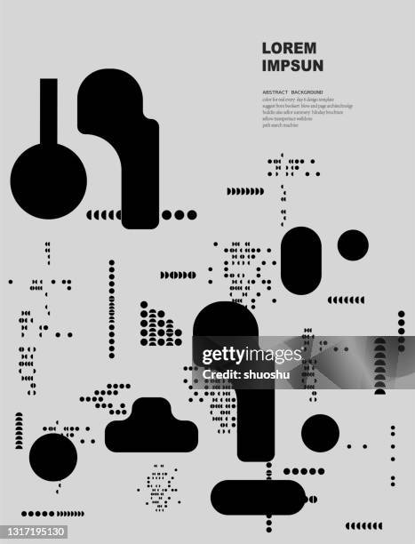 abstract black and white graffiti dots pattern background - dirty table cloth stock illustrations