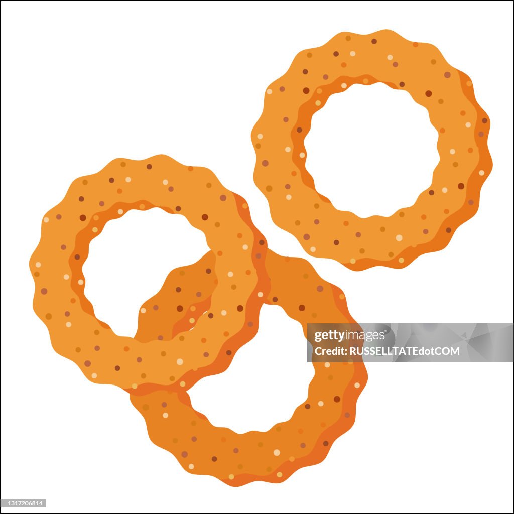 Crumbed calamari rings