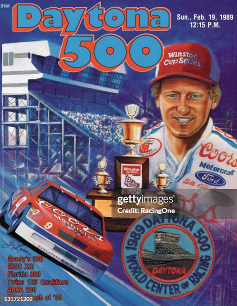 Program cover from the 1989 Daytona 500.