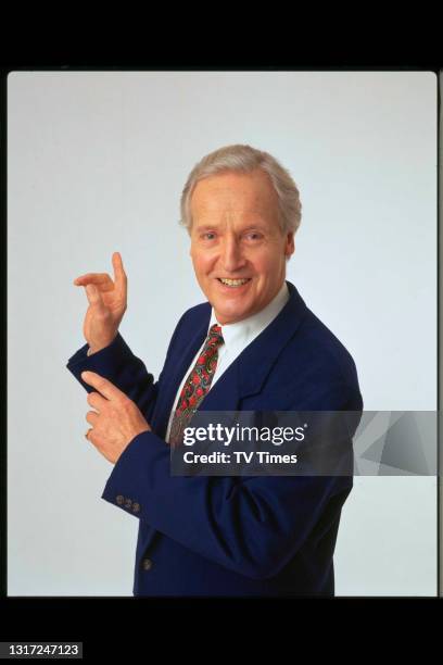 Radio and television presenter Nicholas Parsons, circa 1999.