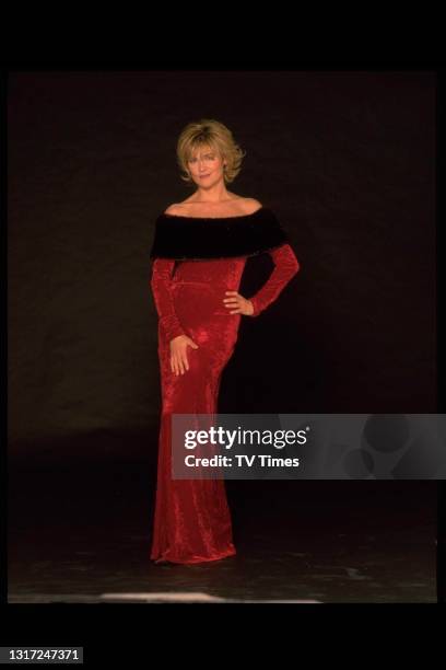 Television presenter Anthea Turner, circa 1998.