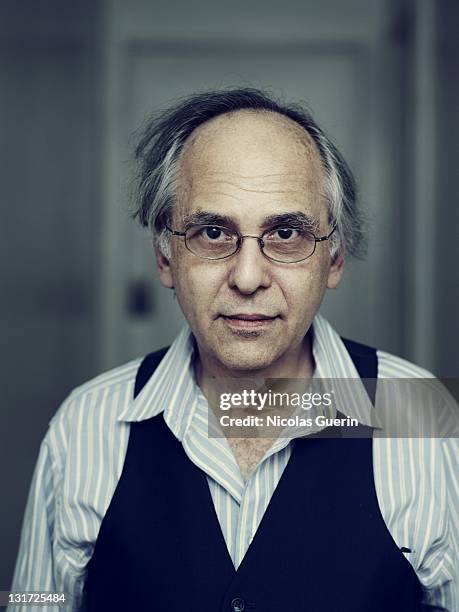 Comics artist Art Spiegelman is photographed for Self Assignment on June 14, 2011 in his house in New York City.