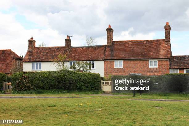 typical british houses, uk - east sussex imagens e fotografias de stock