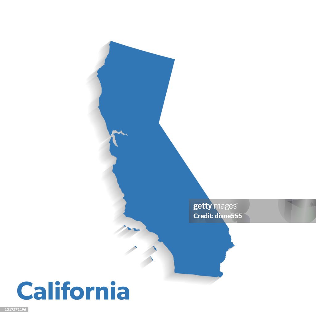 U.S State With Capital City, California