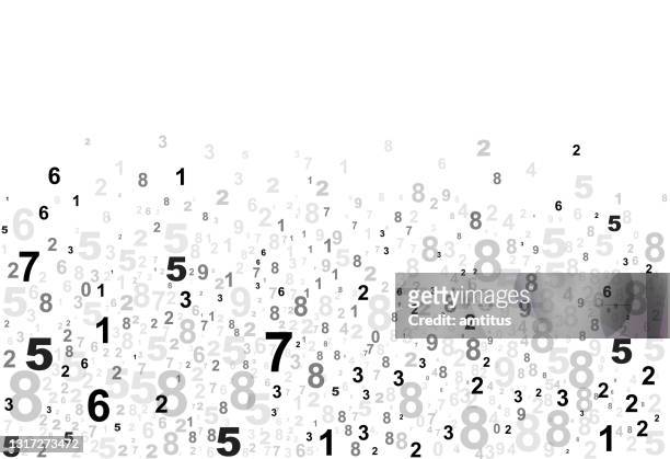 numbers fade - mathematics stock illustrations