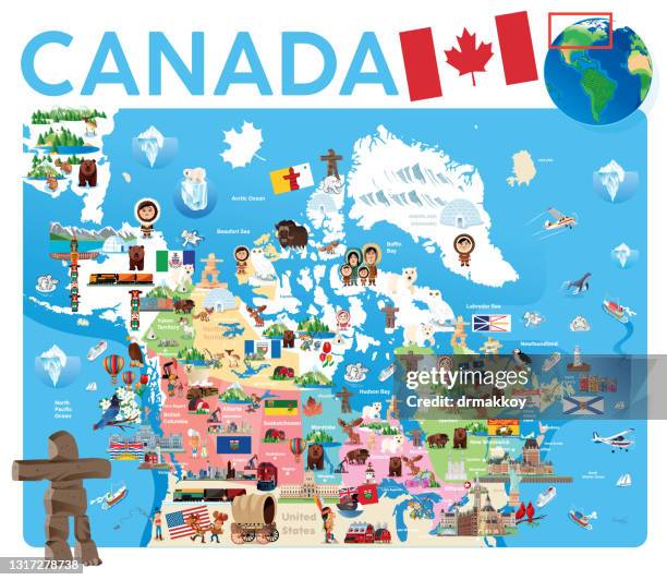kanada reisekarte - quebec city stock-grafiken, -clipart, -cartoons und -symbole