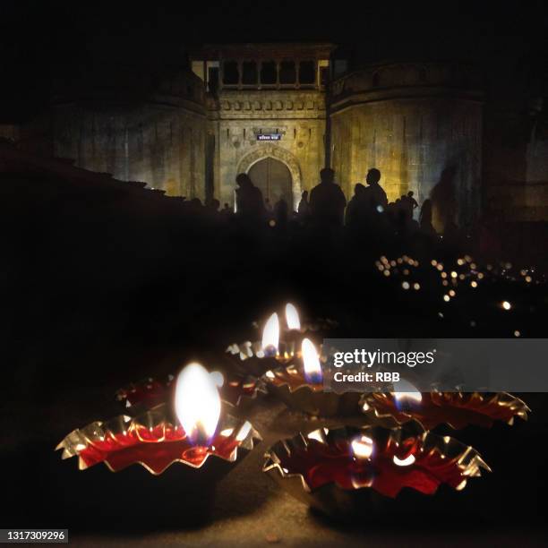 shaniwar wada pune - shaniwar wada stock pictures, royalty-free photos & images