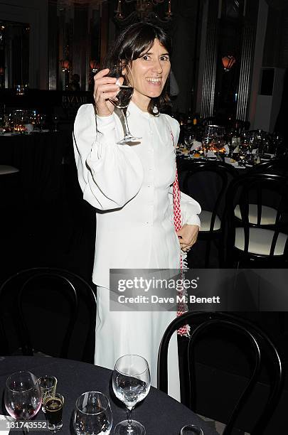 Bella Freud attends the Harper's Bazaar Women Of The Year Awards in association with Estee Lauder and NET-A-PORTER at Claridges Hotel on November 7,...