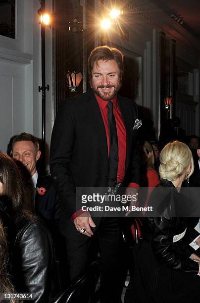 Simon Le Bon attends the Harper's Bazaar Women Of The Year Awards in association with Estee Lauder and NET-A-PORTER at Claridges Hotel on November 7,...