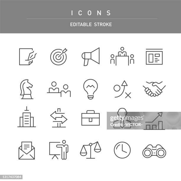 business icons - linienserie - new hire stock-grafiken, -clipart, -cartoons und -symbole