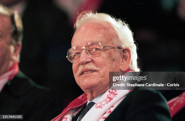 Prince Rainier III of Monaco attends the 19th International Monte-Carlo Circus Festival on January 21, 1995 in Monaco, Monaco.