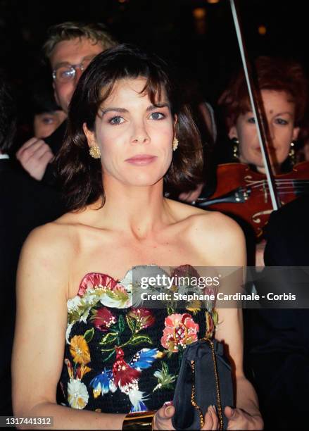 Princess Caroline of Monaco attends the 33th Rose Ball on March 12, 1994 in Monaco, Monaco.