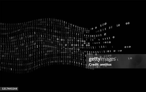 ilustrações de stock, clip art, desenhos animados e ícones de binary codes glitter - codificar