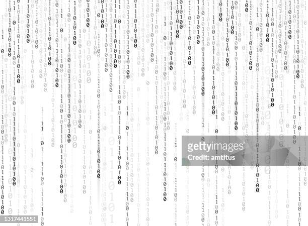 binary bg - matrix wallpaper stock illustrations