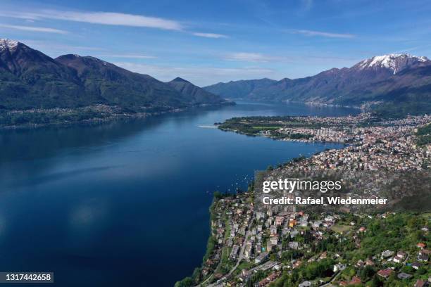 lago maggiore - tesino - locarno fotografías e imágenes de stock