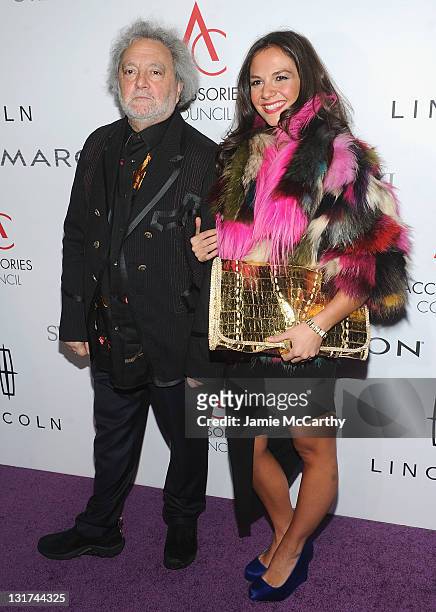 Carlos Falchi and Katie Falchi attend the 15th Annual ACE Awards at Cipriani 42nd Street on November 7, 2011 in New York City.
