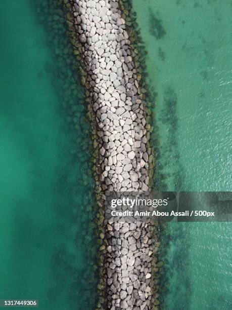 aerial view of sea,united arab emirates - persian gulf countries stock pictures, royalty-free photos & images