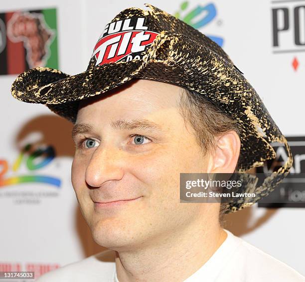 Pro Poker player Andy Bloch arrives for the 4th annual "Ante Up for Africa Celebrity-Charity Poker Tournament" at The Rio Hotel And Casino Resort on...