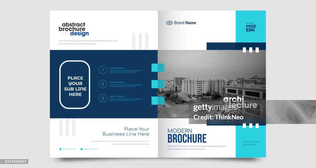 Broschürenvorlagen-Layout-Design. Geschäftsbericht, Katalog, Magazin, Broschüre, Flyer-Mockup.