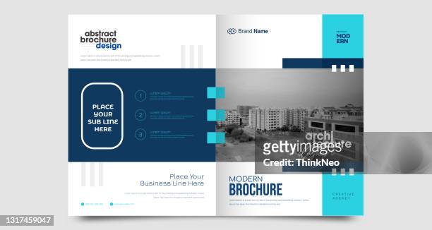 brochure template layout design. corporate business annual report, catalog, magazine, brochure, flyer mockup. - flyer leaflet stock illustrations