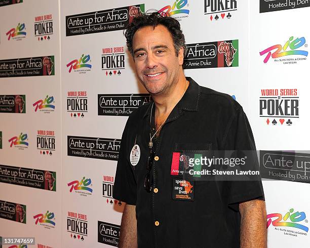 Comedian/actor Brad Garrett arrives for the 4th annual "Ante Up for Africa Celebrity-Charity Poker Tournament" at The Rio Hotel And Casino Resort on...