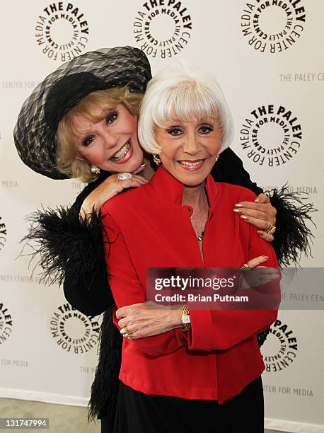 Actress Ruta Lee and Rona Barrett arrive to "Rona Barrett: Nothing But The Truth" Los Angeles Premiere at The Paley Center for Media on June 17, 2010...