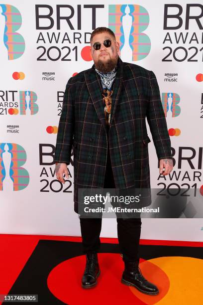 Rag'n'Bone Man attends The BRIT Awards 2021 at The O2 Arena on May 11, 2021 in London, England.