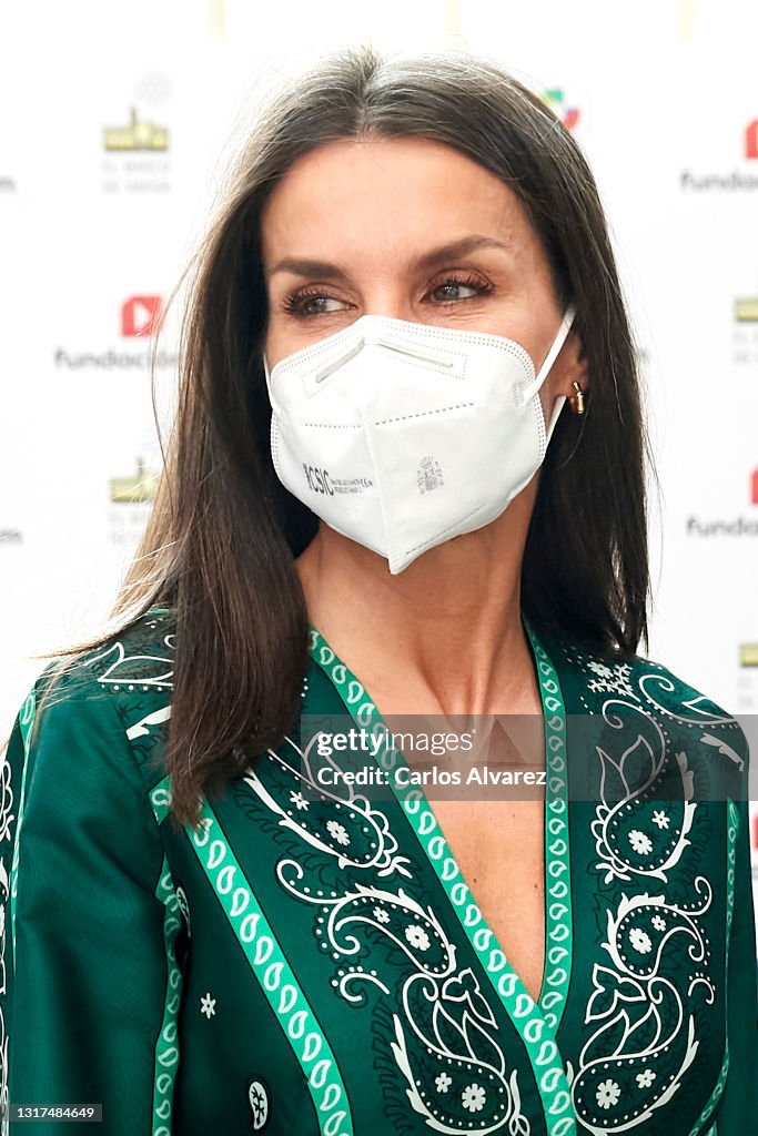 Queen Letizia Of Spain Attends 'El Barco De Vapor' And 'Gran Angular' Youth Literature Awards