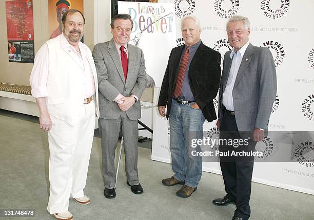 Actors Frank Bank, Jerry Mathers, Tony Dow & Ken Osmond arrive at the Paley Center for Media's PaleyFest: Rewind - "Leave It To Beaver" at The Paley...
