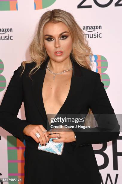 Talia Storm attends The BRIT Awards 2021 at The O2 Arena on May 11, 2021 in London, England.