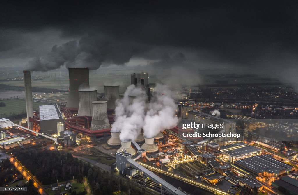 Centrale elettrica di Lignite - Vista aerea
