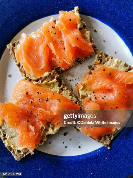 smoked salmon - smoked salmon stock pictures, royalty-free photos & images