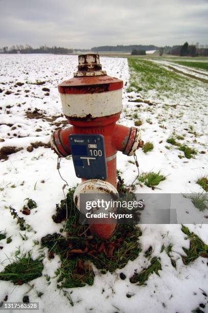 fire hydrant - germany - hydrant stock-fotos und bilder