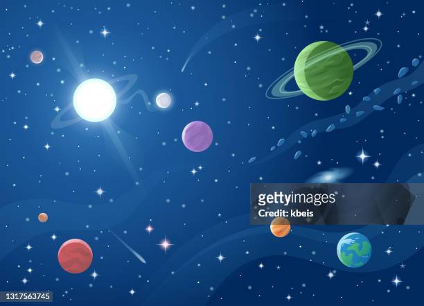 space background - copy space stock illustrations