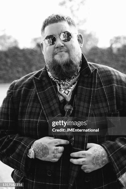 Rag'n'Bone Man arrives at The BRIT Awards 2021 at The O2 Arena on May 11, 2021 in London, England.