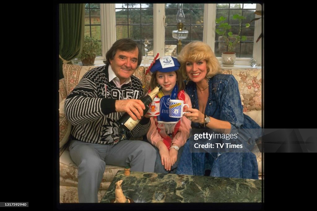 Comedian Faith Brown Photographed Watching A Football Match At Home comedian-faith-brown-photographed-watching-a-football-match-at-home
