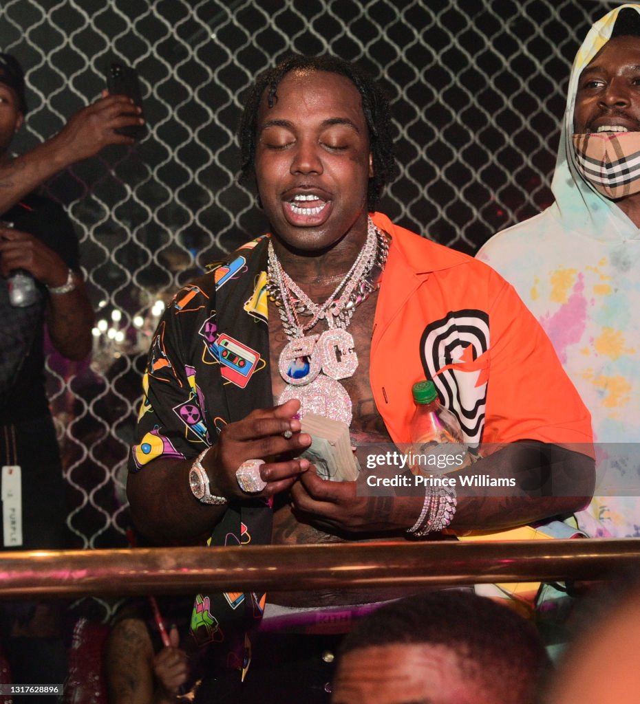 Gee Bag Rapper Rapper EST Gee attends EST GEE Birthday Celebration at Onyx Nightclub ...