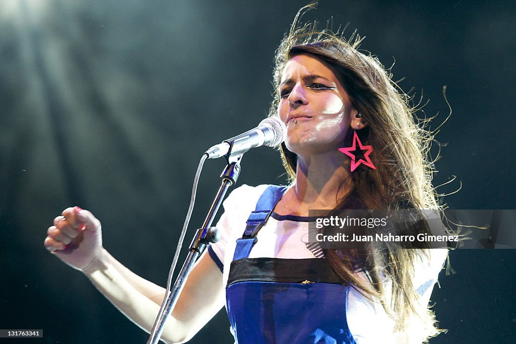 Bebe Performs in Concert in Madrid