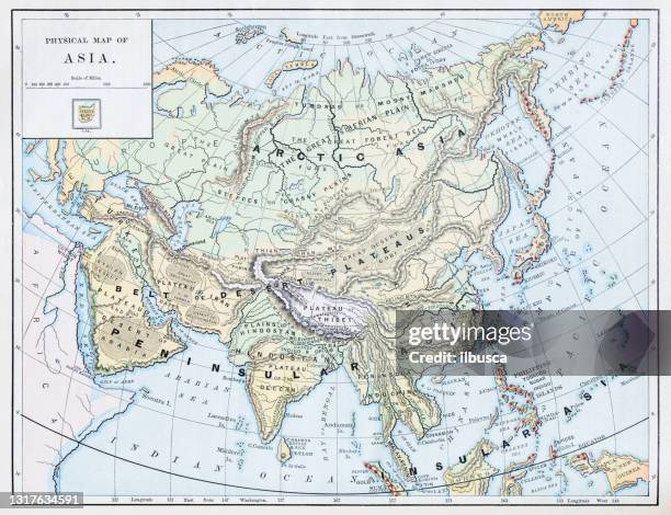 Asia Contur Asia Contour Map Photos and Premium High Res Pictures - Getty Images