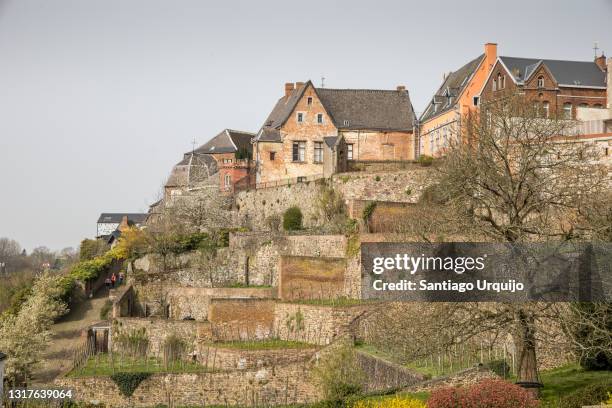 the hanging gardens of thuin - wallonia stock pictures, royalty-free photos & images