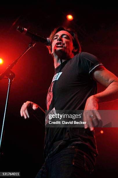 Singer Donovan Leitch perform with Camp Freddy at The Pearl concert theater at the Palms Casino Resort on July 10, 2010 in Las Vegas, Nevada.