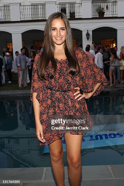 Kelli Brooke Tomashoff attends the social life magazine party at The Social Life Estate on July 3, 2010 in Watermill, New York.