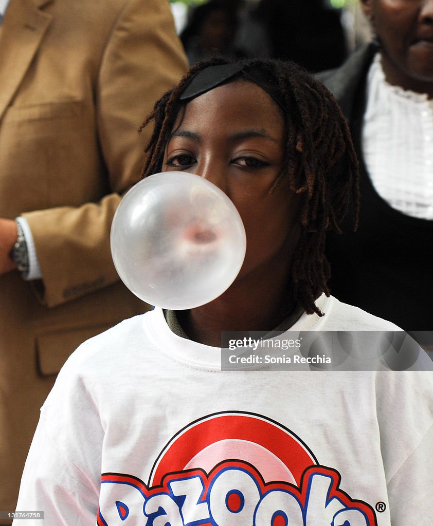 Bazooka Bubble Gum "Blow-Off" Competition
