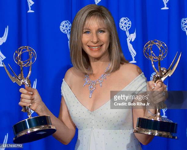 Barbra Streisand at the 47th Primetime Emmy Awards Show on September 10 in Pasadena, California.