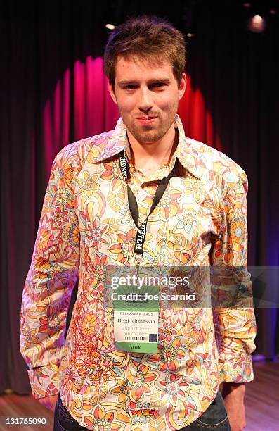 Filmmaker Helgi Johannsson speaks during the Eclectic Mix 1 during the 2010 Los Angeles Film Festival at The GRAMMY Museum on June 19, 2010 in Los...