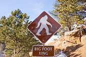 Big Foot Crossing Sign