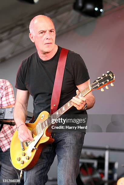 Loyd Grossman performs with The New Forbidden at Day 1 of The Cornbury Music Festival at Cornbury Estate on July 3, 2010 in Oxford, England.