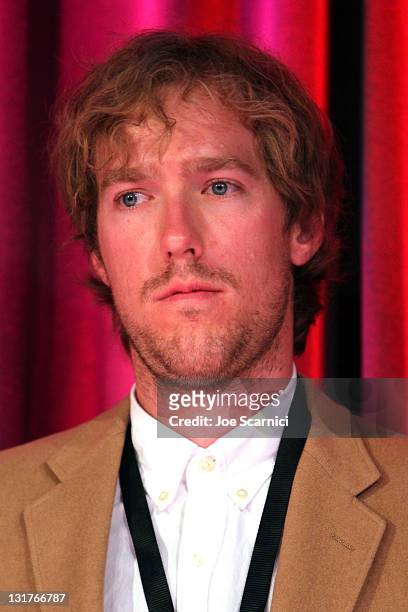 Filmmaker Adam Littke attends Eclectic Mix 1 during the 2010 Los Angeles Film Festival at The GRAMMY Museum on June 19, 2010 in Los Angeles,...