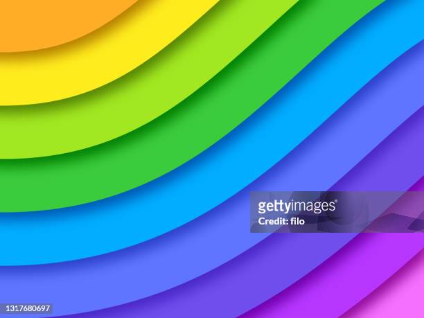 illustrazioni stock, clip art, cartoni animati e icone di tendenza di orgoglio sfondo arcobaleno - sfondo a colori