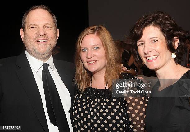 Producer Harvey Weinstein attends The Weinstein Co. Celebrates "I Don't Know How She Does It" Presented By vitaminwater at the Martinez Hotel on May...